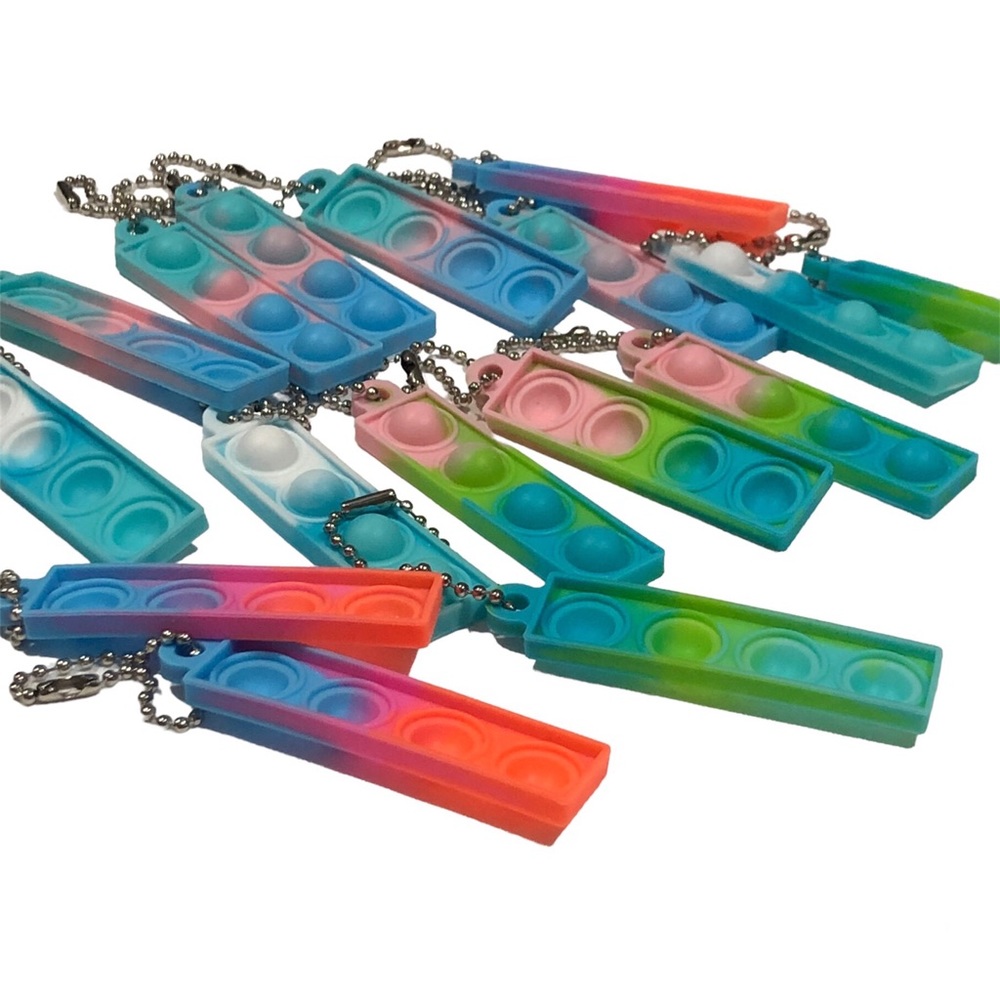 Mini Pop Fidget Keychain Set - Picture 8 of 8